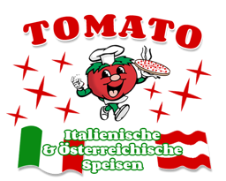 Holzofenpizza Tomato logo.